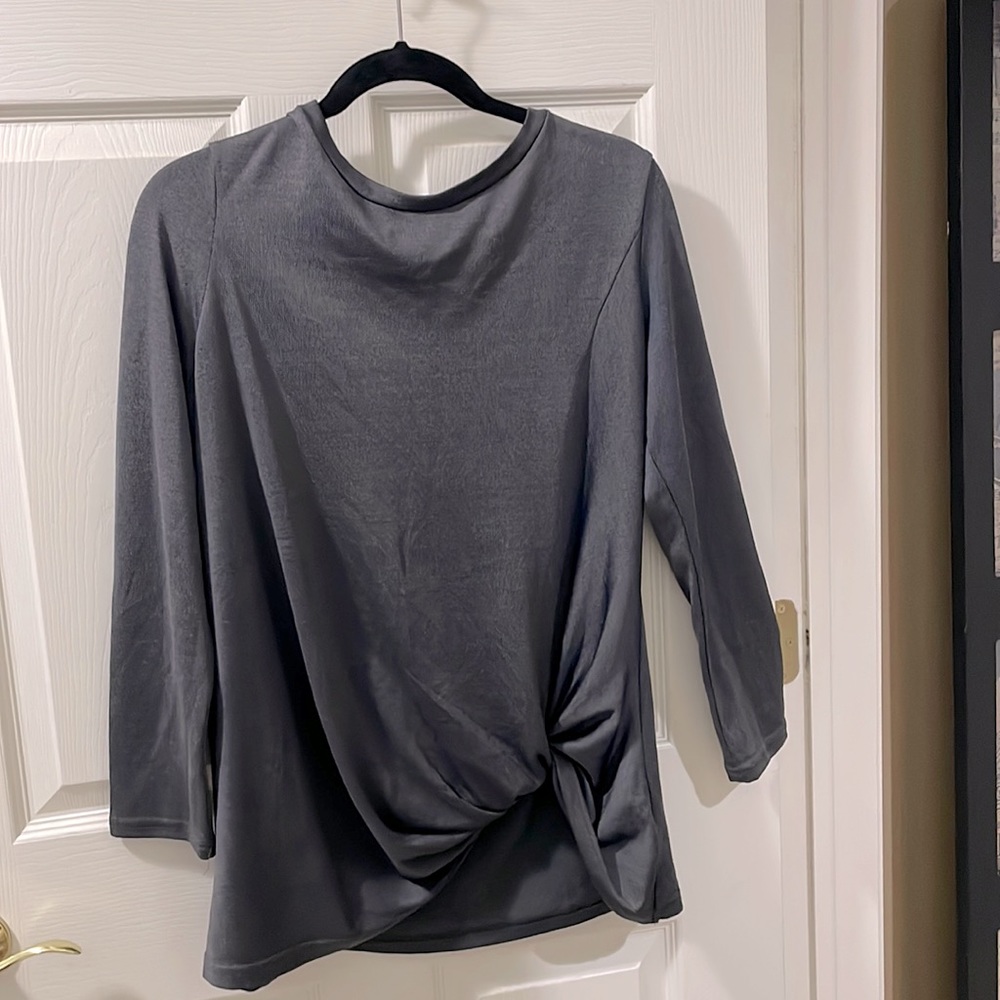 Large Dark Grey Styled Long Sleeve